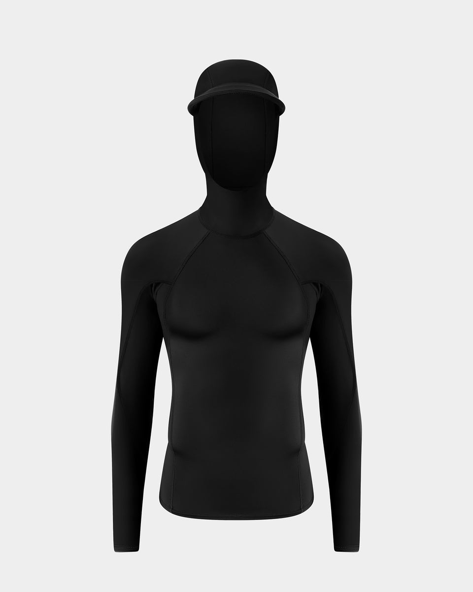 Vampire Surf Club | UPF50+ Pipeline Hooded Rashguard with Zipped ...