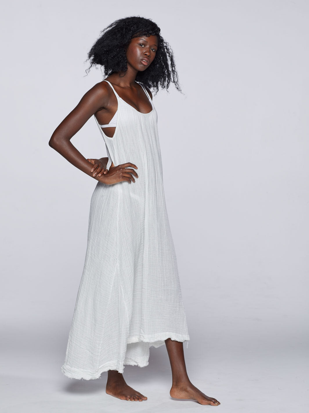 Coast white maxi shop dress